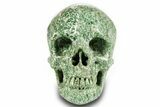 Realistic, Polished Hamine Jasper Skull - India #378613-1